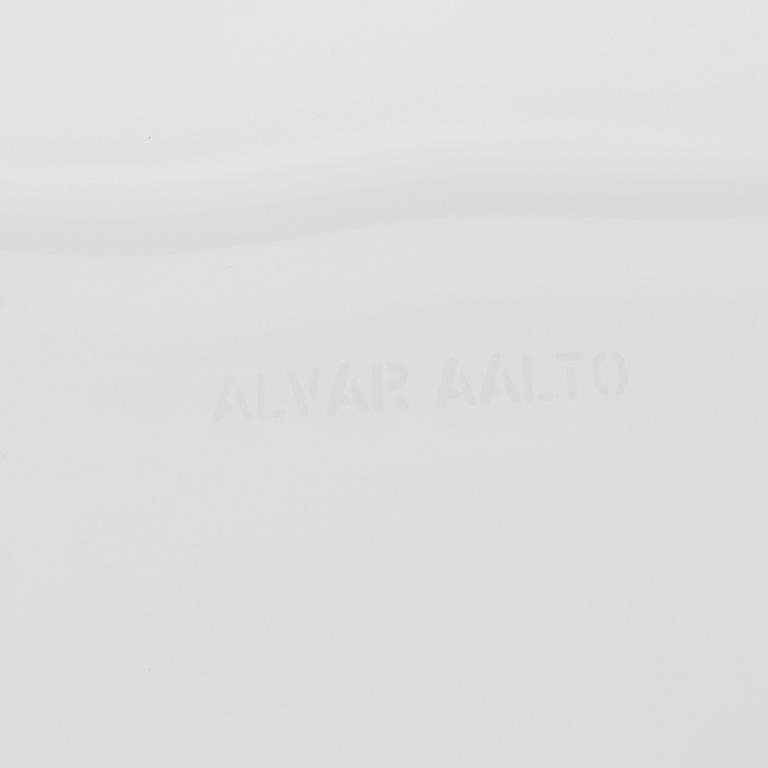 ALVAR AALTO, GLASSKULPTUR, 4 DELAR. Aalto-blomman. Sign. Alvar Aalto. Iittala 1980/90-talet.