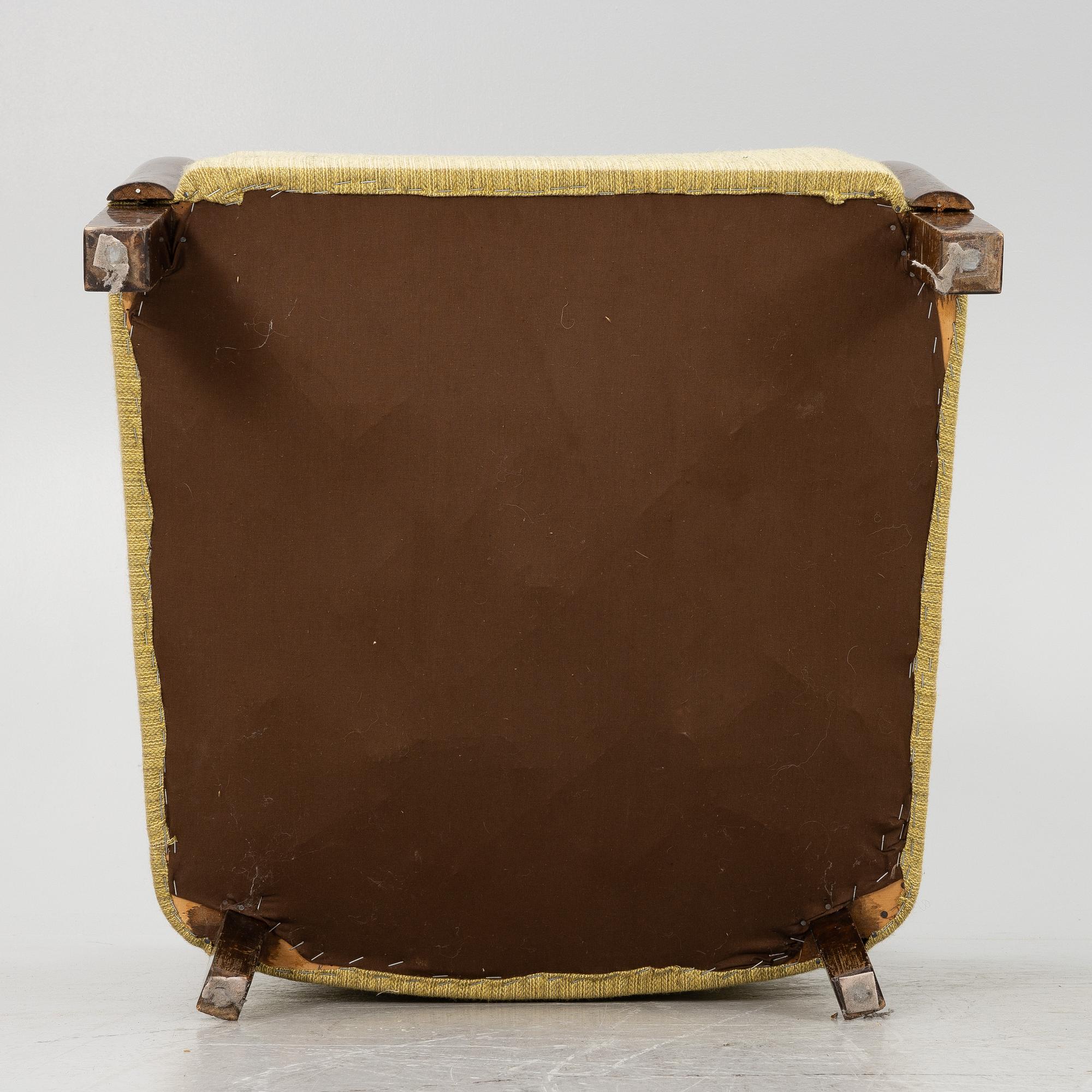 Armchairs, a pair, functionalism, 1930s/40s.