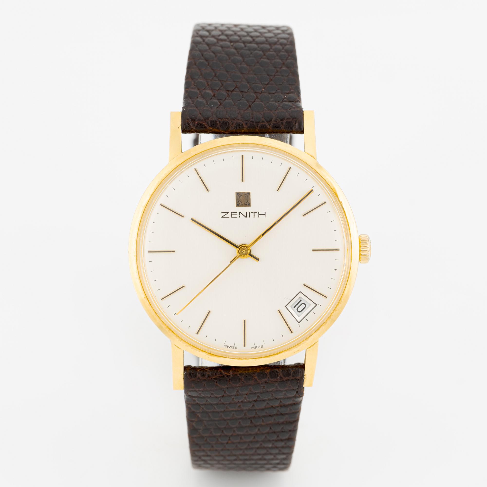 Zenith, armbandsur, 34 mm.