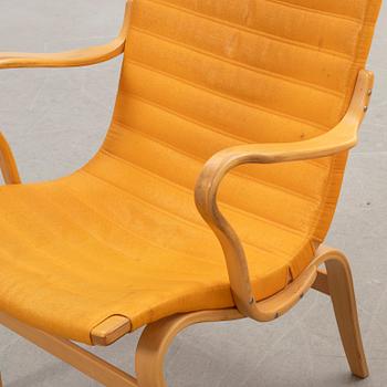 Bruno Mathsson, armchairs 1 pair, "Eva", Karl Mathsson Company, Värnamo, 1973.