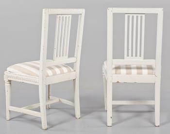 STOLAR, ett par, gustavianska, omkring 1800.