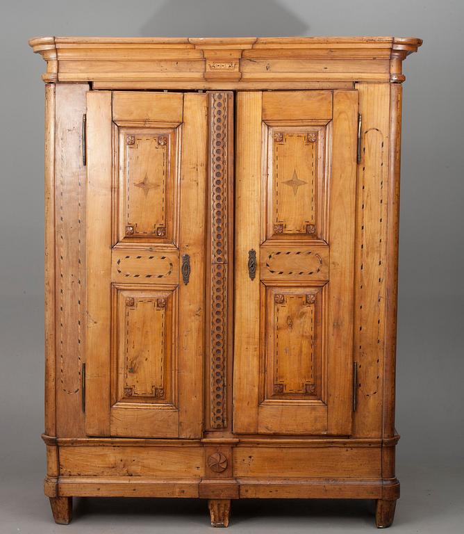 SKÅP, barockstil, ingraverat dat. 1832.