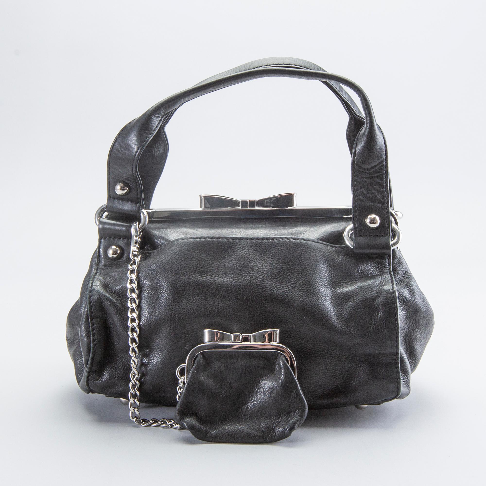 Sonia Rykiel bag with purse leather. Bukowskis
