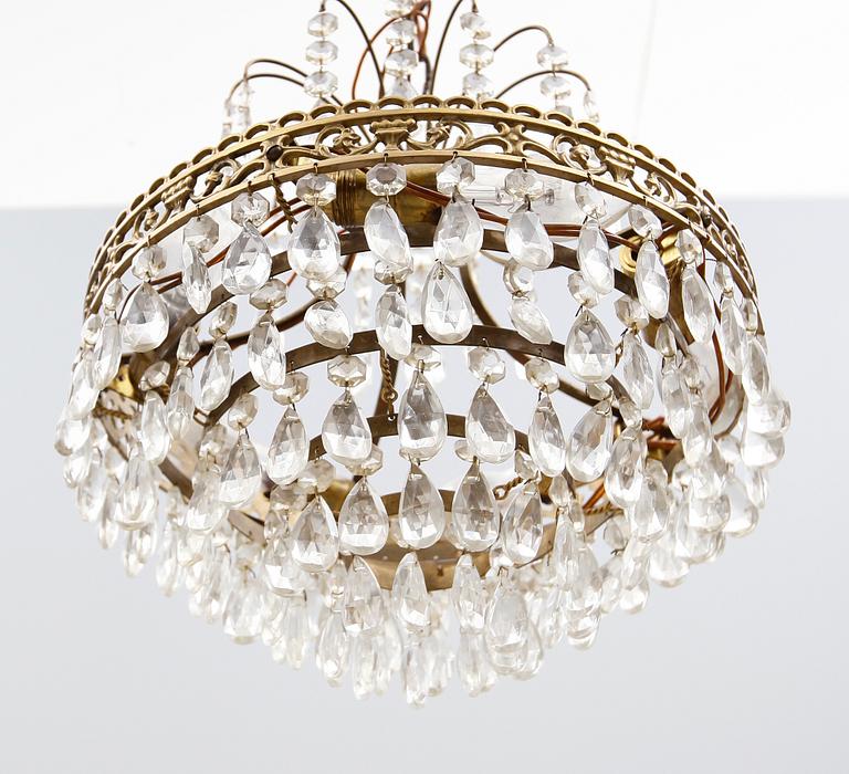 LJUSKRONA, 1900-talets mitt. Höjd ca 30 cm.