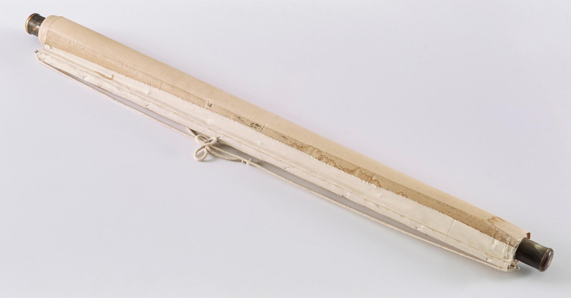 RULLMÅLNING, bergslandskap i Qiu Ying's stil (c.1494-1551).