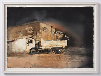Lars Lerin, "Lastbil i Corotá (Brazil)".