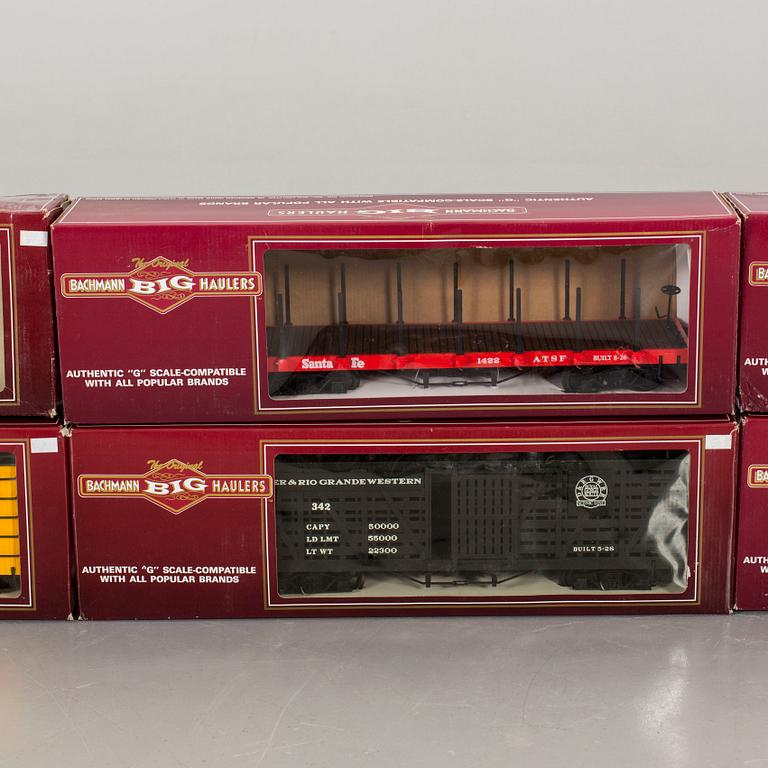 BACHMANN BIG HAULERS, 6 WAGONS.