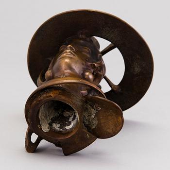 EDGAR VIIES, a bronze sculpture, signed and dated 1993.