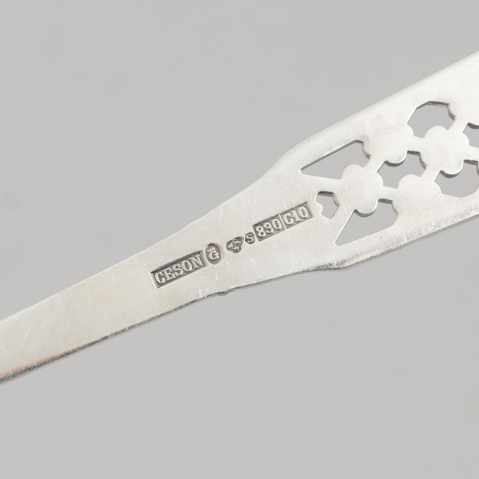 Cutlery service, 77 pieces, silver, model "Princess", Cesons, Gothenburg, some 1980.