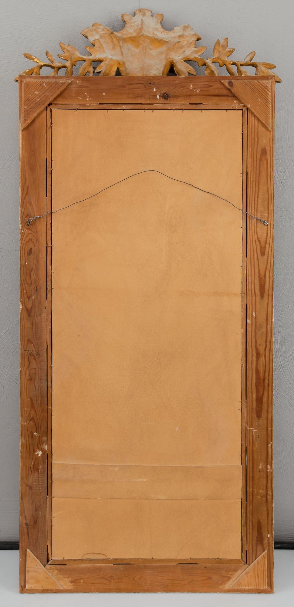 SPEGEL MED KONSOLBORD, sent 1800-tal.