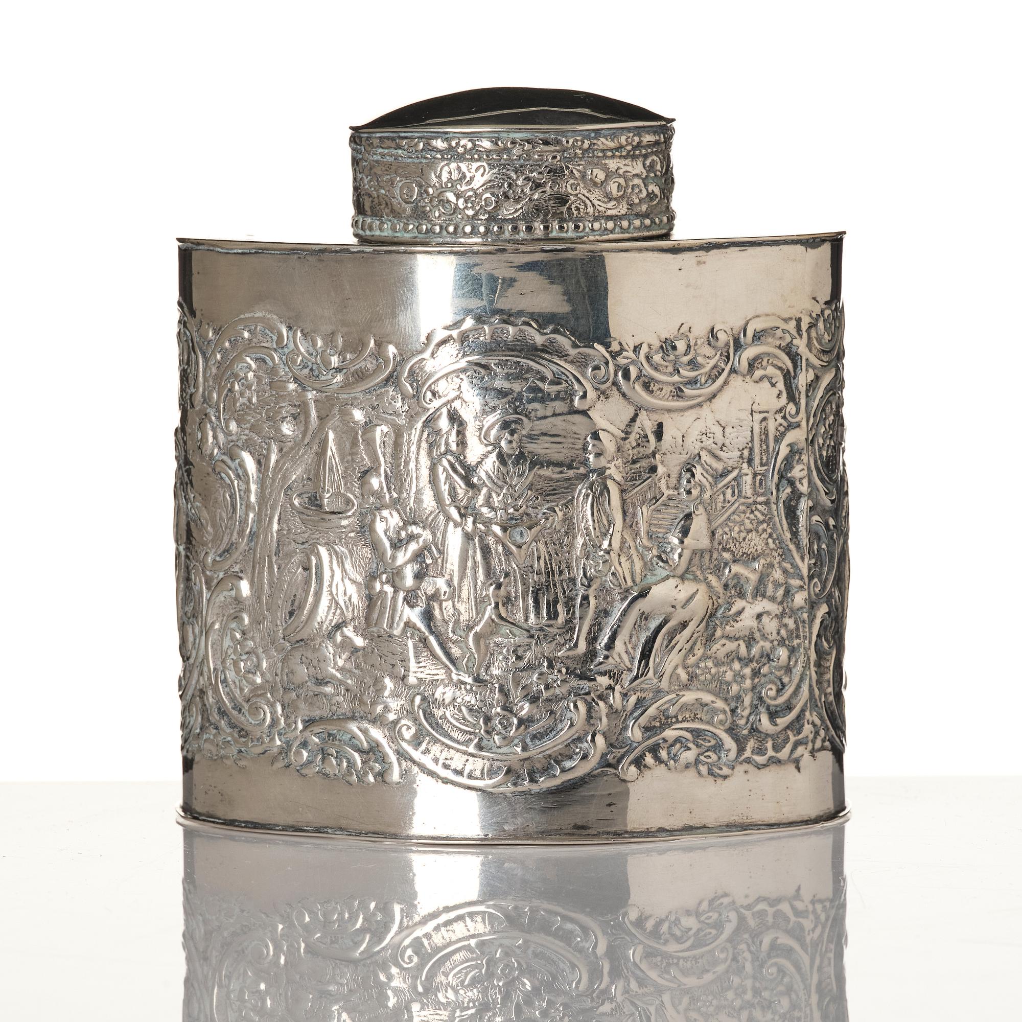 Tedos, sauceboat and cup, silver, including Ottoman Empire.