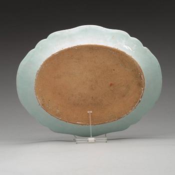 FAT, kompaniporslin. Qingdynastin, Qianlong (1736-95).