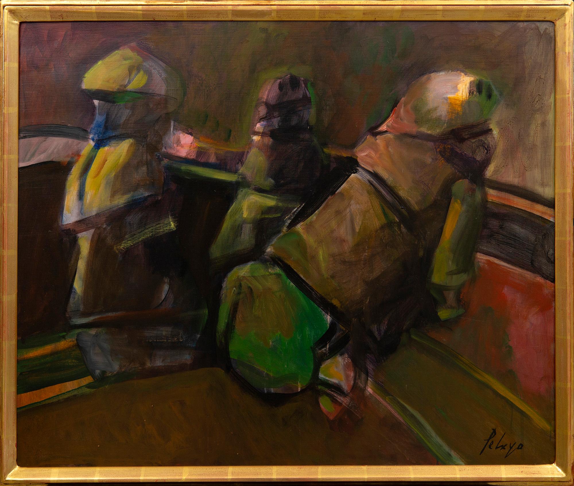 Orlando Pelayo Entrialgo, olja på duk, signerad, A tergo daterad 1978.