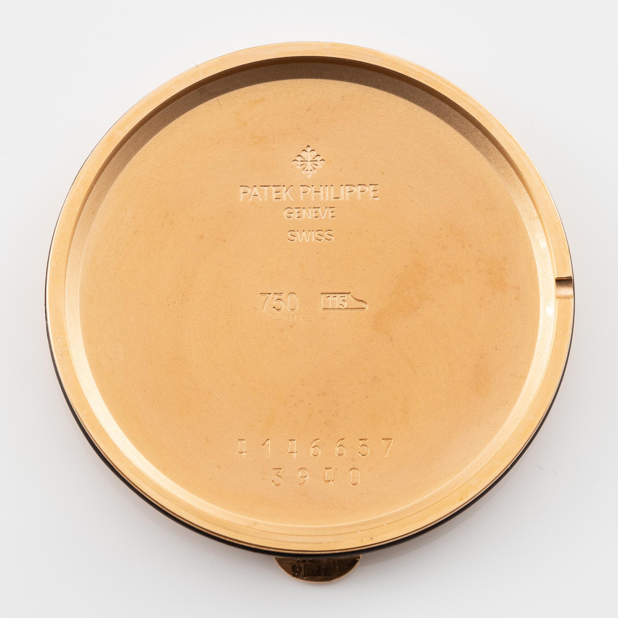 Patek Philippe, Perpetual Calendar, "Rose Gold", ca 2001.