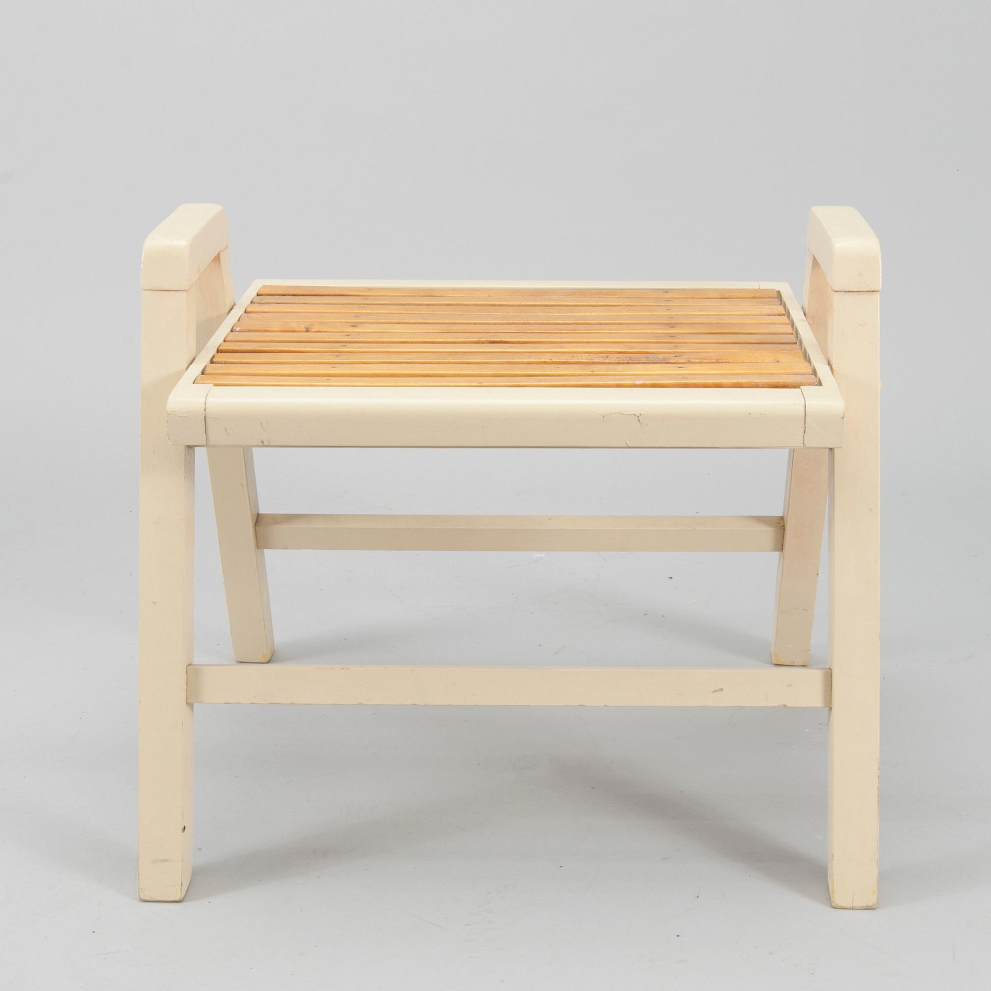 TRÄDGÅRDSMÖBLEMANG, 6 delar, funkis, 1930-tal.