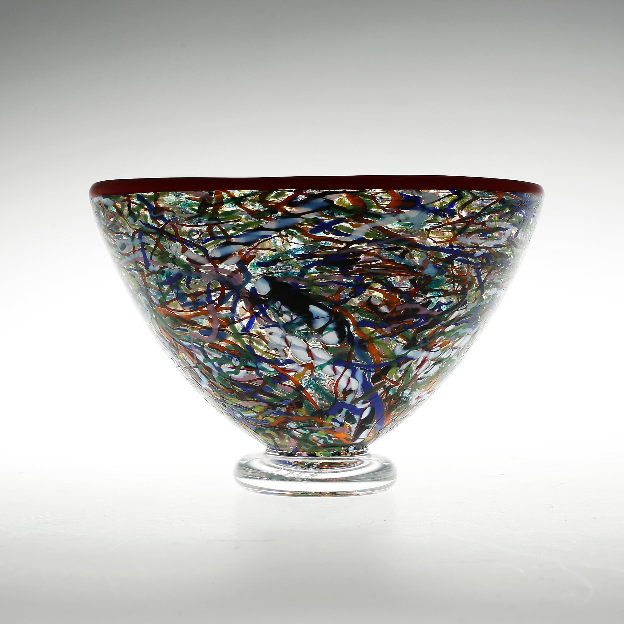 SKÅL, glas, Bertil Vallien, Kosta Boda, 1990-tal/2000-tal.