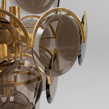 An Italian chandelier, probably Gino Vistosi, Murano, 1960's/70's.