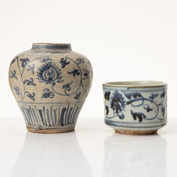 A group of eleven Chinese jars and vases, late Ming dynasty / 17th century.