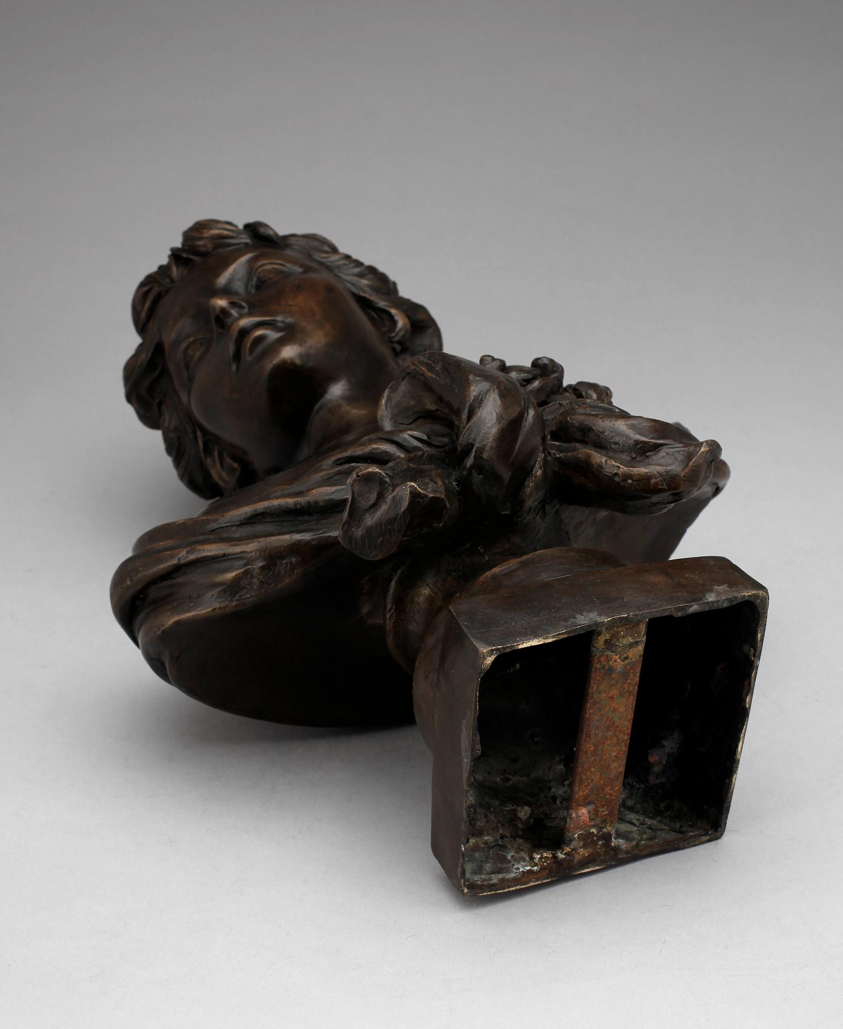 OKÄND KONSTNÄR, skulptur, brons, troligen 1900-tal.