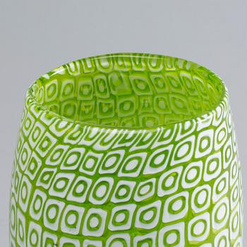 A Murrine glass vase by Vittorio Ferro for Fratelli Pagnin 1990-2000.