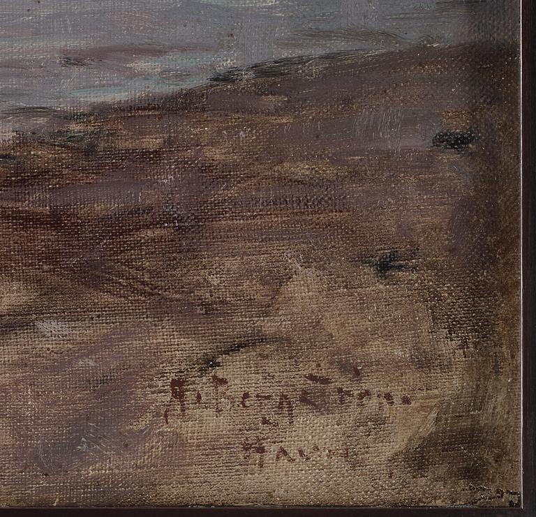 Alfred Bergström, Lågvatten, från kusten vid Le Havre, Normandie.