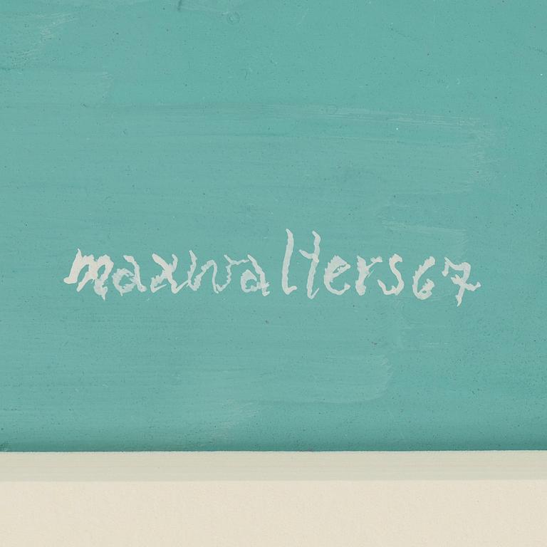 MAX WALTER SVANBERG, mixed media with collage, signed and dated -67.