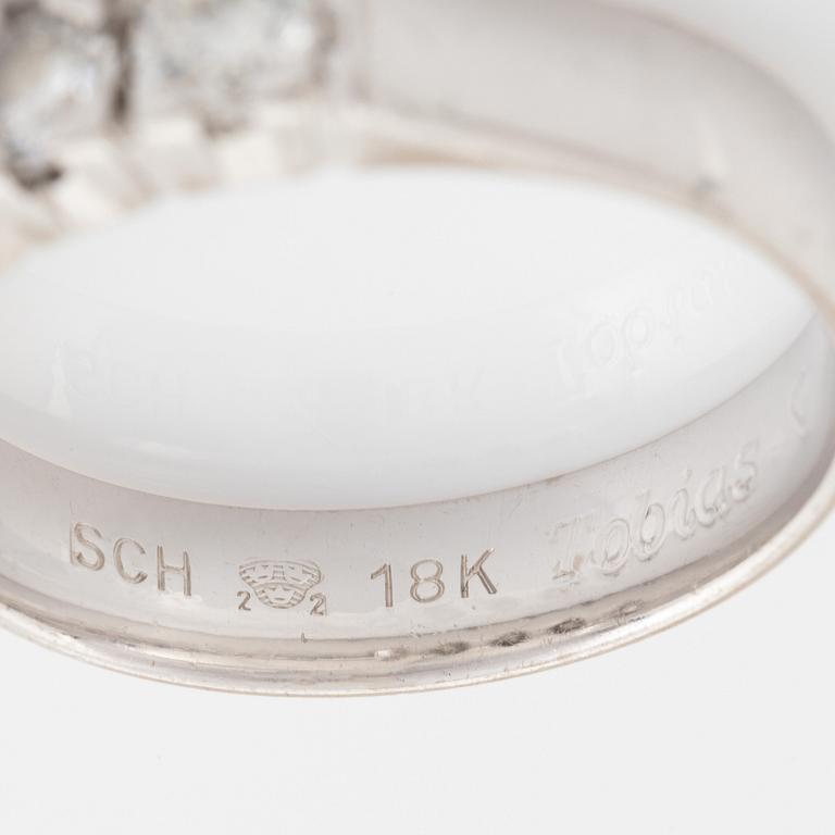 0.75 ct brilliant-cut diamond ring.