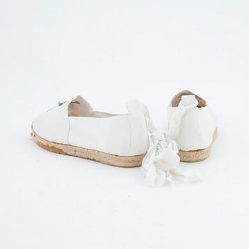 HERMÈS, ett par espandrillos. Motsvarar storlek ca 38.