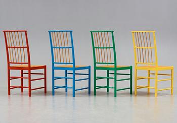 Josef Frank, stolar, 4 st, Firma Svenskt Tenn, modell 2025.