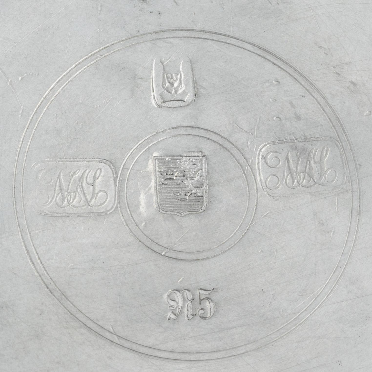 Tenn, 3 delar, Sverige, 1800-tal.