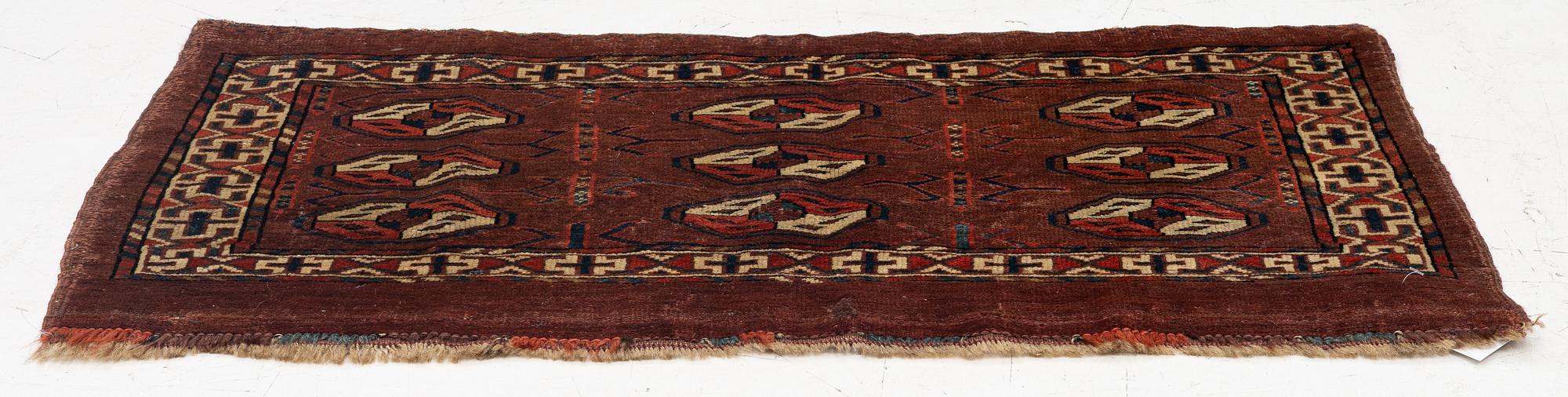 An antique Yomud Torba, West Turkmenistan, c. 86 x 44 cm.