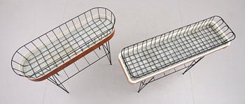 BLOMBORD, 2 st, 1960-tal.