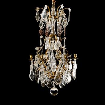 LJUSKRONA, barockstil, 1900-talets första hälft. Höjd ca 90 cm.