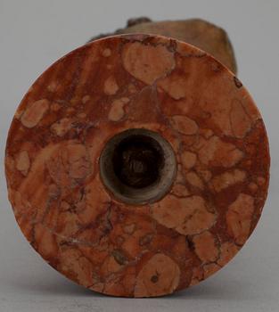 SKULPTUR, brons samt natursten, 1900-tal.