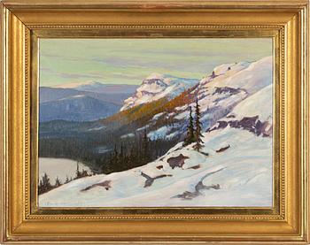 Carl Brandt, olja på duk, signerad och daterad 1920.