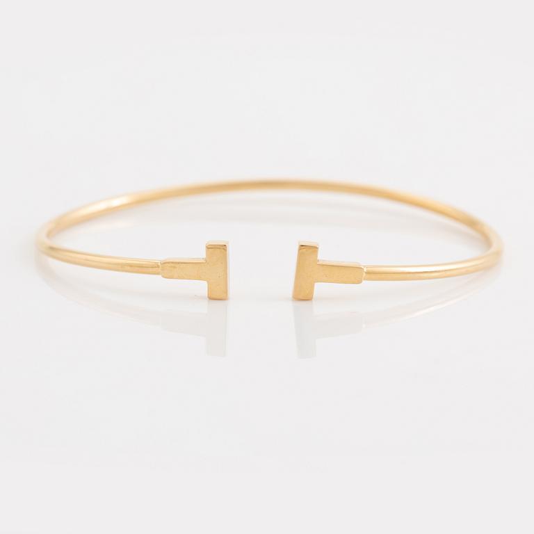 Tiffany & Co, armring, "T-wire narrow", 18K roséguld.