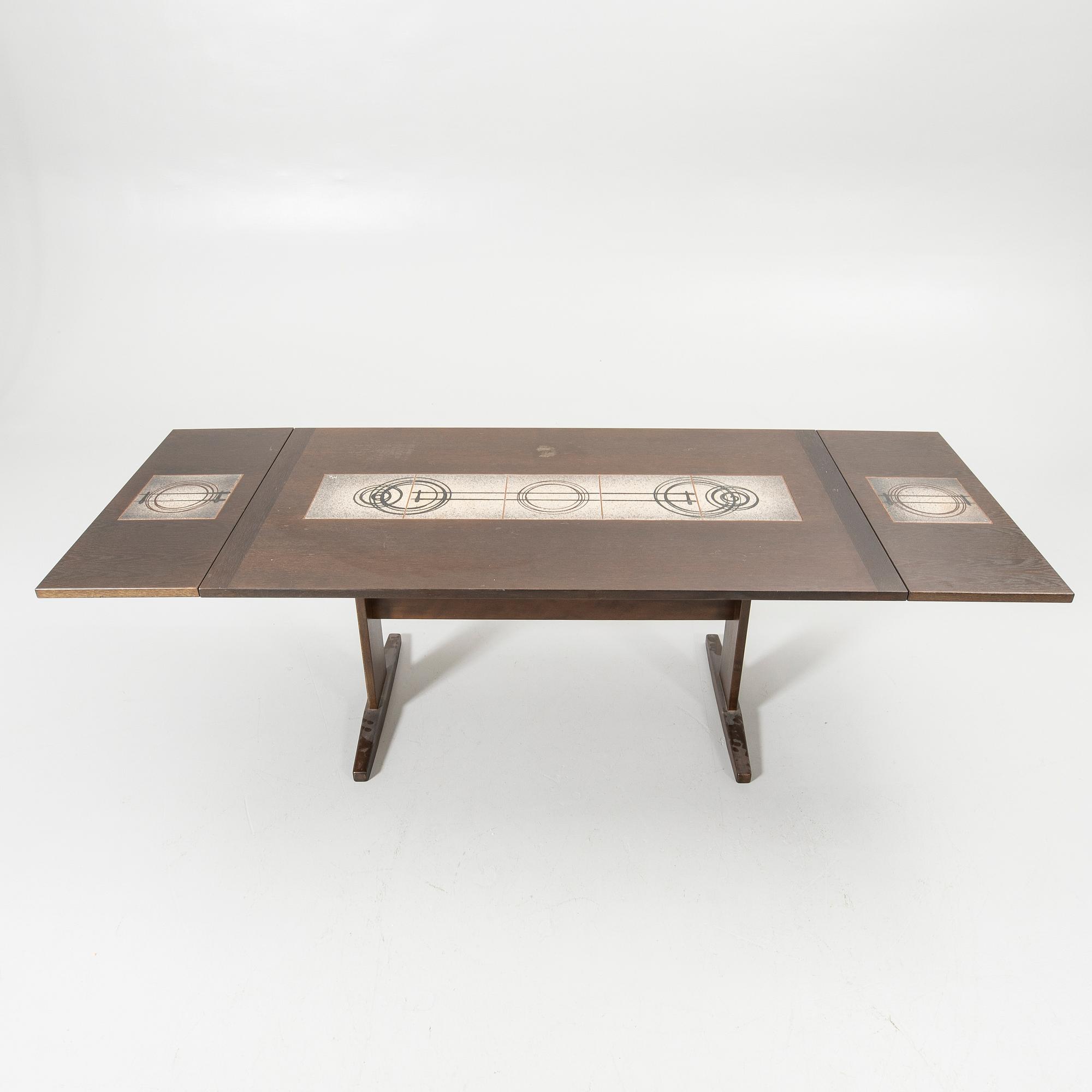 Poul H. Poulsen, dining set, 7 pieces, 1970s, Denmark.