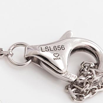 Cartier, halsband, "1895", 18K vitguld med briljantslipad diamant.