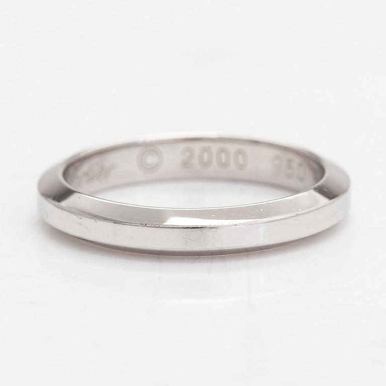 Cartier, ring, platina. Med certifikat.