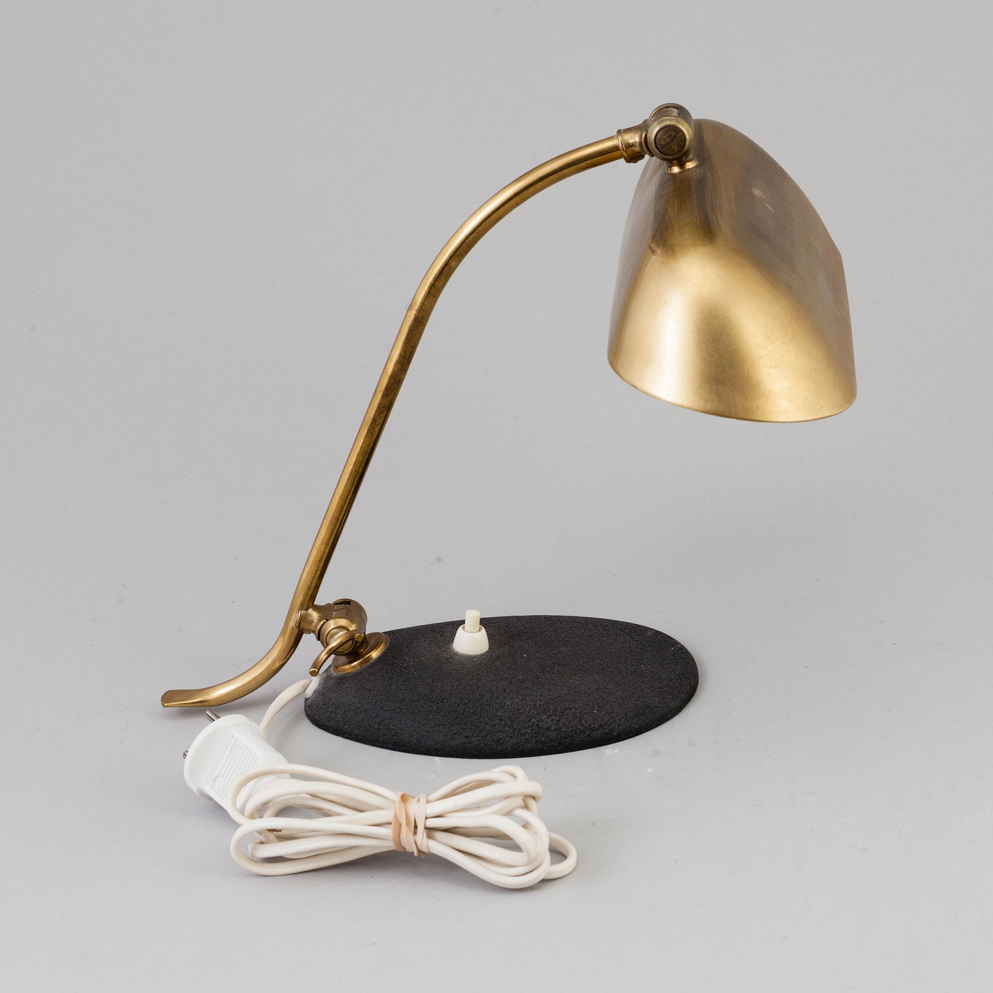 PIANOLAMPA/SKRIVBORDSLAMPA, ÖBA 6039, 1950/60-tal.