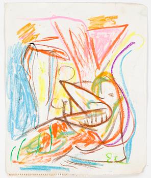 ERLAND CULLBERG, Chalk drawings, 10, signed.