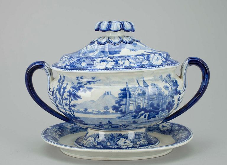 SÅSTERRIN, flintgods, Davenport, 1700-talets slut.