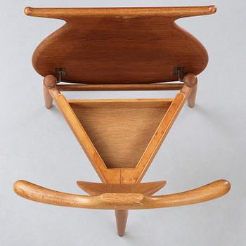 Hans J. Wegner, A Hans J. Wegner teak 'Valet/ Bachelor's Chair,  executed by cabinetmaker Johannes Hansen, Denmark ca 1959.