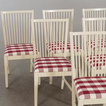 Six 1980's "Stockholm" Karin Mobring chairs for IKEA.