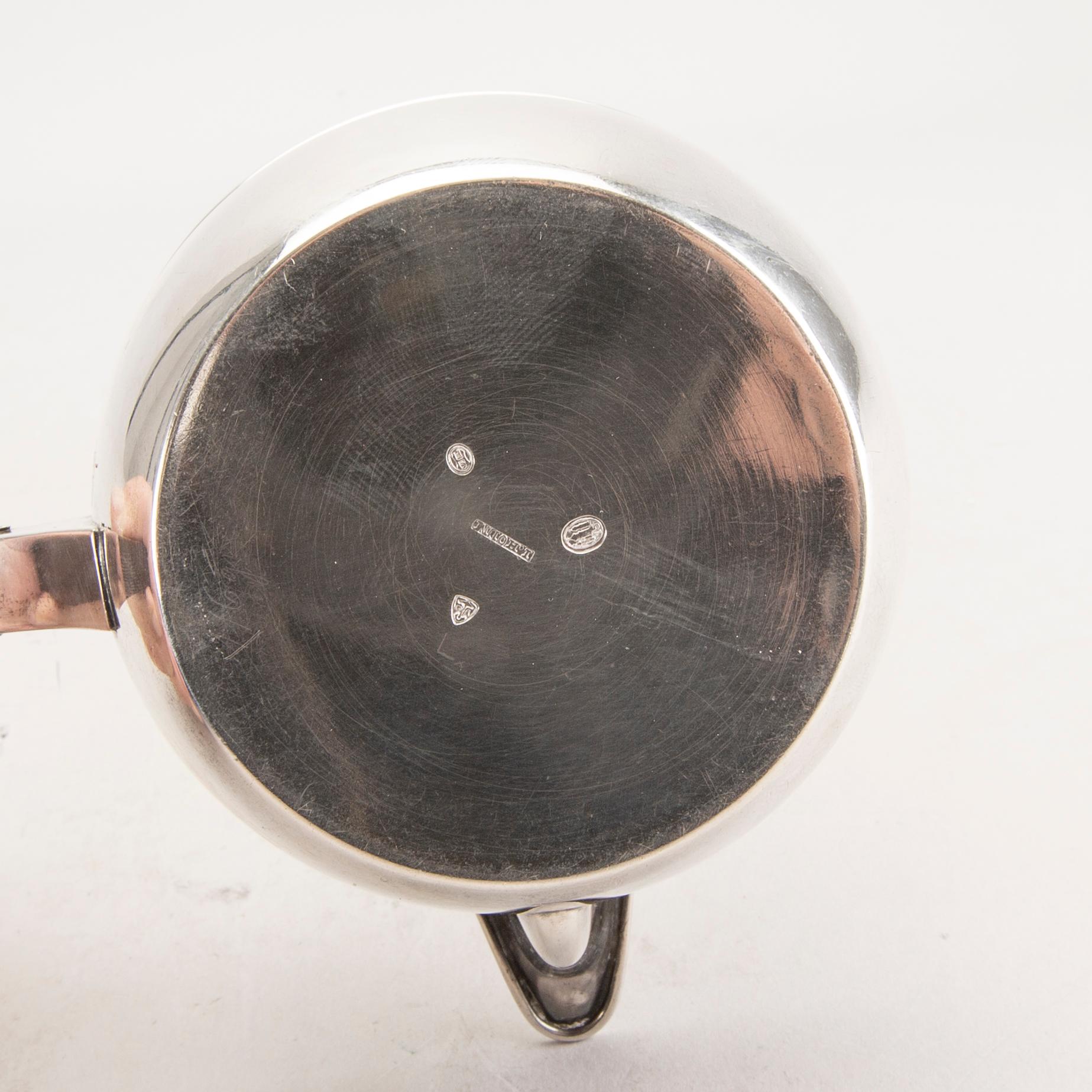 A Danish 20th century sivler butter pan mark of I Holm Copenhagen 1915 total weight 130 gr.