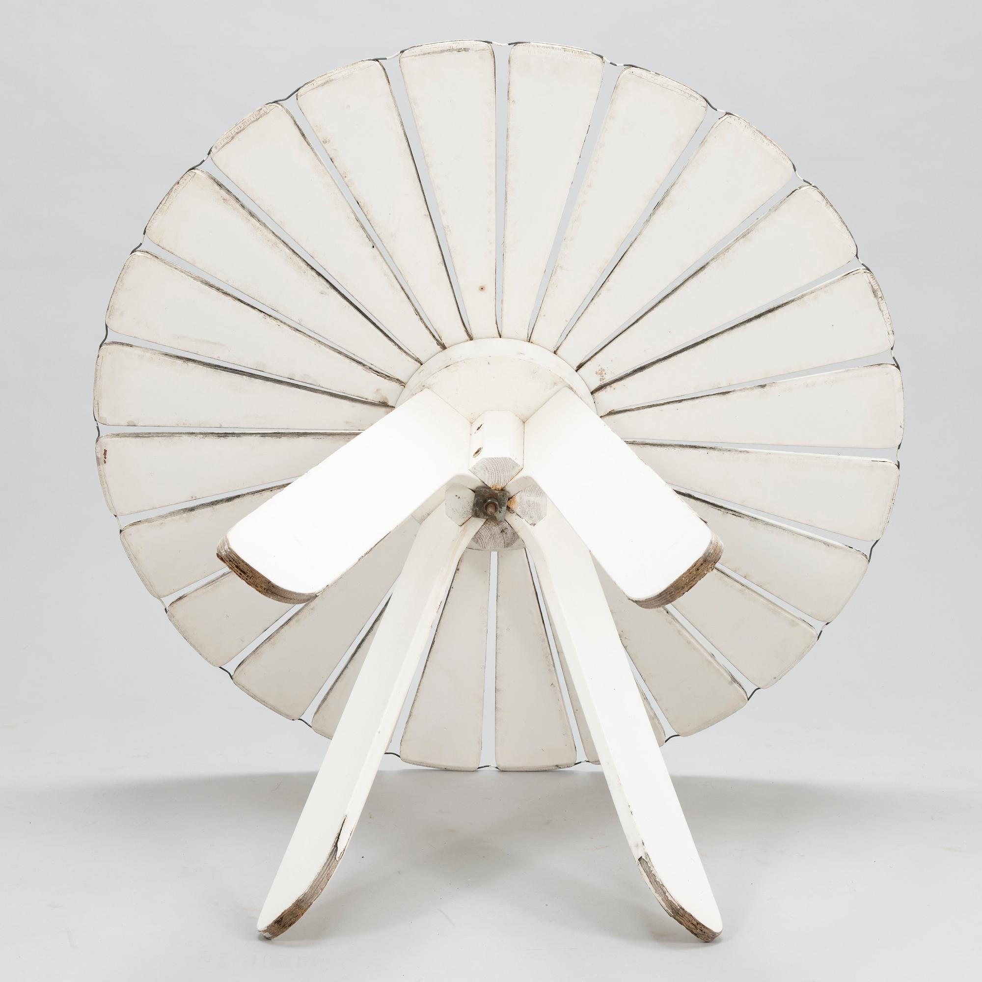 ALVAR AALTO, Puutarhakalusto, 5 osaa, "Aurinko-sarja", Artek 1960/1970-luku.