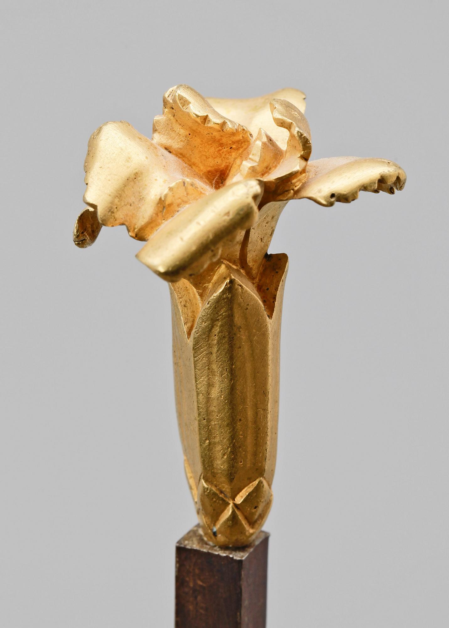 BORDSLAMPA, sk bouilotte, delvis empire och 1830-tal.