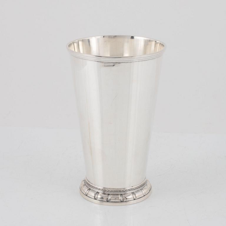 A Swedish 20th century silver beaker, Stockholm, 1953.