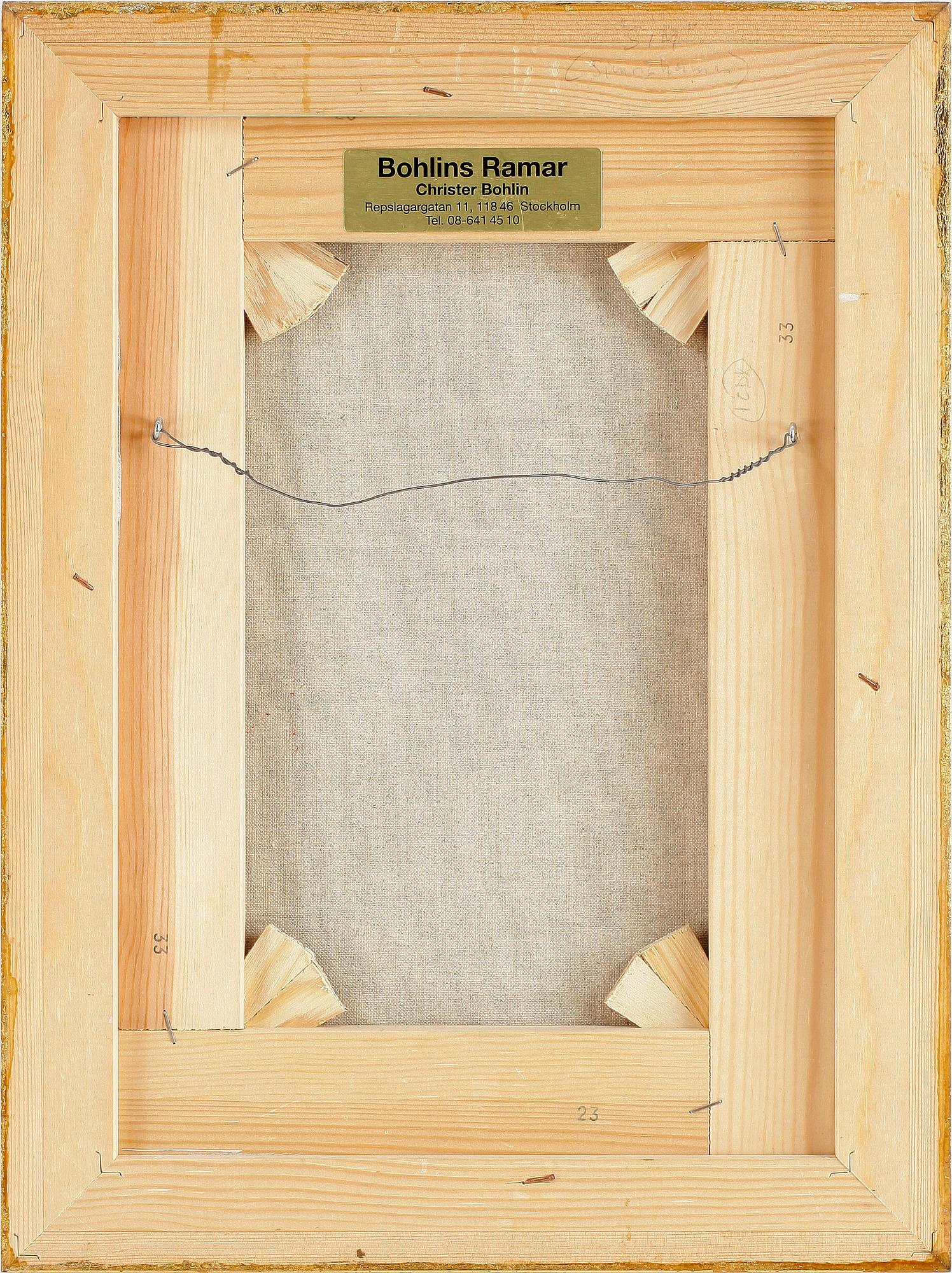 MADELEINE PYK, olja påduk, signerad.