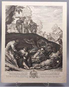 Lucas Kilian · LUCAS KILIAN, kopparstick (II état av II, med Pierre Mariettes adress), 1602.